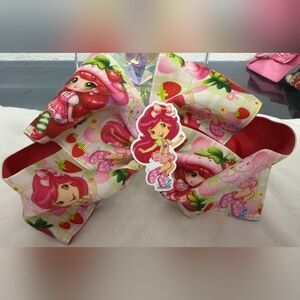 Kids Hair Bow - Pink and Red